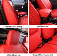 Housses de Siège de Voiture en Cuir Imperméables, Protection de Siège Auto, Accessoires Jeep Wrangler JL Luxe Illimité 2018-2024