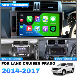 Android14 xe Stereo đài phát thanh cho Toyota Landcruiser Prado 2014-2017 4G + 64GB Carplay không dây tốt nhất xe Stereo mirrorlink Wifi BT - Product Image 2