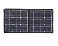 2 أضعاف 50W قابلة للطي أحادية Suaoki متعددة استخدام الطاقة الشمسية لوحة الطاقة المحمولة وا Suaoki مع منفذ USB شاحن الهاتف