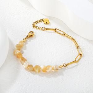 Bracelet en cristal de style européen et américain, chaîne en acier inoxydable, bijoux de mode unisexe - Product Image 3