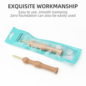 Aiguille à coudre, à tisser, à feutrer, à broder, à poinçonner, à tricoter, durable, avec manche en bois, pour accessoires d'artisanat DIY - Product Image 4