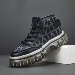 Zapatos casuales para hombre, novedades de primavera, zapatillas deportivas transpirables y versátiles, zapatos blancos casuales de suela gruesa a la moda. - Product Image 2