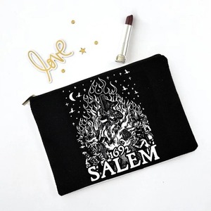 Pochette à cosmétiques imprimée Witch Moon, organiseur <span class=keywords><strong>de</strong></span> <span class=keywords><strong>maquillage</strong></span> Granddaughters of the Witches, pochette à fermeture éclair Witchy, cadeau - Product Image 4