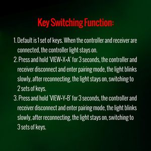 Gaming Finger Sleeve Foldable ABS Material Lightweight 3 Controller <b>Wireless</b> 2.4GHz <b>Adapter</b>/Hall Effect Joysticks Gamepad - Product Image 2