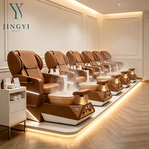 Sillón de Pedicura de Lujo JingYi Beauty Salon, Silla de <span class=keywords><strong>Spa</strong></span> para Pies <span class=keywords><strong>con</strong></span> Masaje, Calentamiento y Sistema de Vapor Terapéutico - Product Image 2