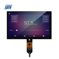 7 ''7 pulgadas IPS grado automotriz 800x480 resolución TN USB I2C interfaz LCD pantalla táctil