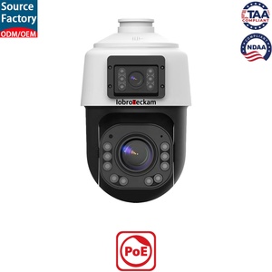 Caméra IP PTZ à double objectif 8MP 4K, 4MP+4MP, zoom optique 20X, caméra de sécurité POE, extérieur, suivi automatique, détection humaine, audio bidirectionnel - Product Image 5