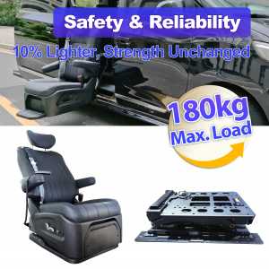 Siège de voiture sport Tengyun S5B en cuir PU et fibre de carbone, confortable, pour Alphard/Sprinter Van, utilisateurs handicapés, pivotant programmable - Product Image 3
