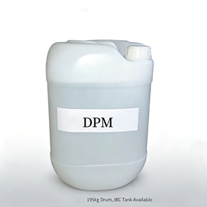 จำหน่ายส่ง DPM ไดโพรพิลีนไกลคอล เมทิลอีเทอร์ ขนาด 195 กก./ถัง สารละลายตัวทำละลายสำหรับสีที่มีส่วนผสมของน้ำ สารเติมแต่งสี DPM / สารเชื่อมต่อ - Product Image 1