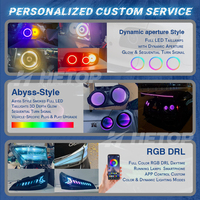 Feux arrière HETOP Crown 12e génération, améliorés, GRS182 2003-2009, feux arrière personnalisés spéciaux, couleur RGB, feux de voiture, feux arrière DRL pour Toyota