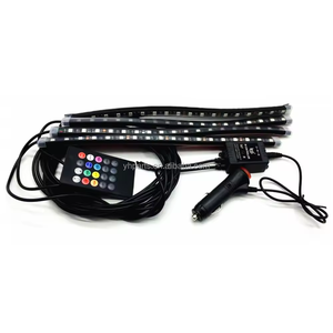 Striscia LED RGB per Illuminazione Ritmica Musicale, Luce Atmosfera per Interni Auto 18SM-B - Product Image 3