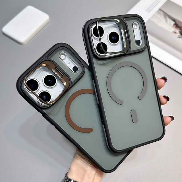 MOQ 500 Camera Bumper Kickstand Covers for iPhone 17 Useful Wireless Charger clear case for iPhone 17 Pro Max 17 air Covers