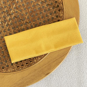 कस्टम वाइड ब्रिम खिंचाव हेडबैंड महिला फेस मेकअप स्प्रिंग नेट स्पोर्ट्स नॉट सॉफ्ट हेडबैंड रैप गर्म क्रोकेट महिलाओं - Product Image 6