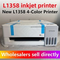 Impresora Multifuncional de Tinta a Color A4 Nueva, Impresora de Inyección de Tinta de 4 Colores, L1358/1359, para Fotos, Oficina, Copia Móvil, Wifi, con Tanque de Tinta