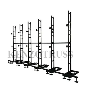LED 내각을 위한 주문을 받아서 만들어진 LED 스크린 벽 지상 지원 트러스 대