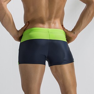 Costume da Bagno <span class=keywords><strong>Sexy</strong></span> con Coulisse per Ragazzi, Abbigliamento da Spiaggia per Uomo, Slip Bikini Maschili in Tinta Unita - Product Image 3