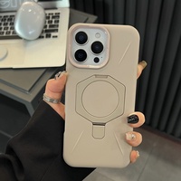 Coque de téléphone magnétique à pivot diamanté pour iPhone 16 15 14 13 12 Pro Max 16 15 14 Plus avec protection d'objectif plaqué