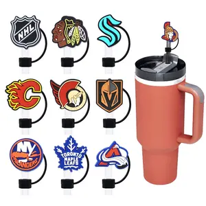 10mm America NHL Hockey Puck squadre sportive Logo tazza per bere accessori cappello paglia