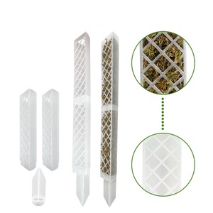 Supporto <span class=keywords><strong>per</strong></span> Piante Rampicanti, Palo in Plastica Impilabile con Muschio, Confezione da 2 Pezzi con Fronte Piatto e Sistema di Auto-Irrigazione <span class=keywords><strong>per</strong></span> Casa e Giardino - Product Image 5