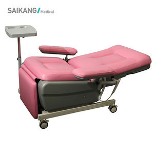 SKE-100A Duurzaam Eeg Stoel En Ecg Stoel Medische Examen Apparatuur 2 Functie Verstelbare Patiënt Handleiding Dialyse Stoel Met Wielen - Product Image 3