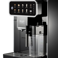 Nouvelle Machine à Café Commerciale Entièrement Automatique Intelligente RAF, Expresso Cappuccino Latte avec Réservoir à Lait