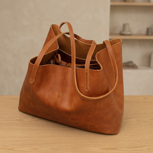 Sacs à main quotidiens pour femmes en cuir véritable BS INTERNATIONAL personnalisables, légers, imperméables, avec broderie de perles, pompon et fermeture éclair, tendance - Product Image 6