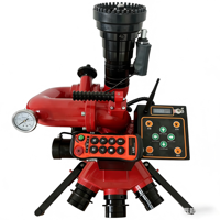 Meriam Air Api Jarak Jauh 85m Berbahan Aluminium Alloy dengan Kontrol Remote, 80L/S, Desain Modular 3-Inlet, Fleksibel dan Tahan Lama