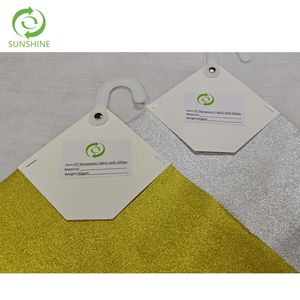 Hochwertiger Glitzer stoff/Glitzer vliesstoff Polypropylen TNT PP Stoff glitter pulver In Rolle zur Dekoration gefärbt - Product Image 4