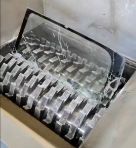 産業用ヘビーデューティーアルミシュレッダーマシン、ミニプラスチックフィルム廃棄物段ボール木材二軸シュレッダーマシン - Product Image 4