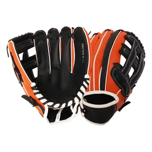 Gants de Baseball en cuir PVC, vente en gros, gants de Baseball professionnels gauchers et de Softball pour jeunes