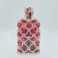Botol Parfum datar mewah 100ml kustom pabrik botol Parfum modis kemasan tidak teratur desain baru unik