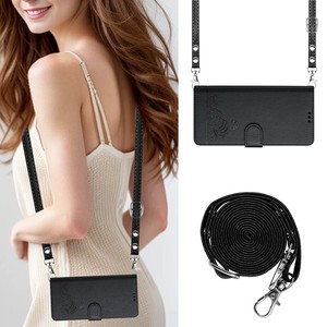 Funda Protectora de Piel Sintética con Diseño de Gato Antihuellas Dactilares de Primera Calidad con Correa para Oppo Find X9s Pro/<span class=keywords><strong>REALME</strong></span> 16T 5G/RENO 16 - Product Image 5