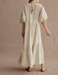 Abito grande da <span class=keywords><strong>donna</strong></span> in cotone canapa gonna larga per le vacanze abito a-line <span class=keywords><strong>vendita</strong></span> calda 100% canapa <span class=keywords><strong>abbigliamento</strong></span> <span class=keywords><strong>donna</strong></span> abito da ragazza all'<span class=keywords><strong>ingrosso</strong></span> - Product Image 6