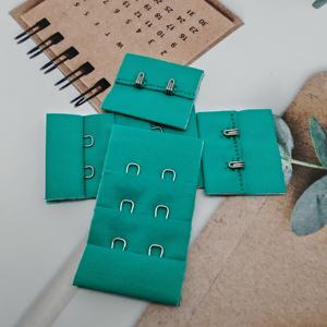 Accessoires de lingerie pour femmes, bleu, noir, blanc, doux, confortables, 3 rangées, 2 crochets, extension de soutien-gorge élastique, accessoires de lingerie - Product Image 4