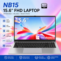 Nouvel ordinateur portable Intel N4020 15,6 pouces FHD 4 Go de RAM 128 Go de SSD Windows 11 Home Dual Core Refroidissement sans ventilateur Livraison rapide
