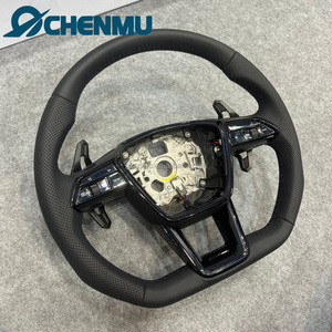 Volante in Pelle Perforata di Alta Qualità per Audi C7 C8 A6 A7 RS6 RS7 A8 S6 S4 S5 RS3 RS4 A3 A4 A5 S3 S4 RS3 RS4 Q5 Q3 <span class=keywords><strong>Q2</strong></span> - Product Image 3