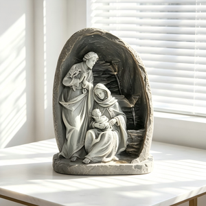 <span class=keywords><strong>Fuente</strong></span> de Agua Decorativa de Mesa con Escena de <span class=keywords><strong>la</strong></span> Natividad de <span class=keywords><strong>la</strong></span> Sagrada Familia, con Luz LED, de Resina, para Decoración del Hogar - Product Image 4