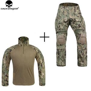 For Emersongear AOR2 G3 Combat Uniform Pants Knee <b>Pads</b> Multi-Camo <b>Shirt</b> Personal Defense Equipment Hunting Tactical Accessories - Product Image 1