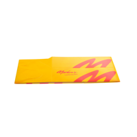 Boîte d'emballage en papier pour poulet frit, personnalisée, en matériaux recyclés de qualité alimentaire, avec laminage mat et gaufrage, service OEM ODM