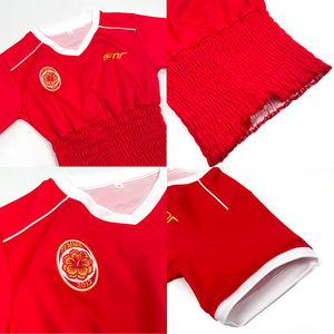 Maglia <span class=keywords><strong>da</strong></span> <span class=keywords><strong>Calcio</strong></span> Personalizzata con Logo Ricamato per Donne, Asciugatura Rapida, Traspirante, Aderente, Scollo a V, Camicia Sportiva <span class=keywords><strong>da</strong></span> <span class=keywords><strong>Calcio</strong></span> - Product Image 2