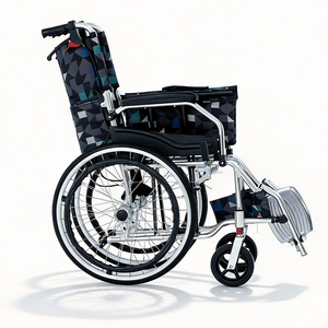 Silla <span class=keywords><strong>de</strong></span> Ruedas Manual Portátil con Respaldo Plegable, Dispositivo <span class=keywords><strong>de</strong></span> Asistencia para <span class=keywords><strong>Ancianos</strong></span>, Cuidado en el Hogar y Hospital - Product Image 5