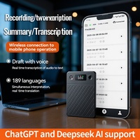 Nueva Aplicación con IA ChatGPT-4, Grabadora de Voz Activada por Llamadas Telefónicas, Transcripción WAV, Resumen, Traducción de Idiomas, USB 2.0 Inteligente