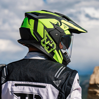 TG38 Vente en gros Casque de moto Ece Casque de moto à double lentille Casque de rallye de motocross pour hommes
