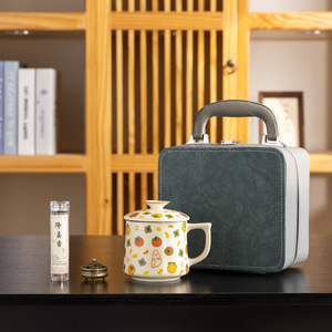 Taza/Tazón de Té Moderno Minimalista Semielaborado Ruyao, Ideal para Oficina y Hogar, Regalo Original para Servir Té - Product Image 1