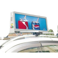 Panneau d'affichage à LED étanche pour voiture Écran publicitaire polychrome pour taxi 320x160mm