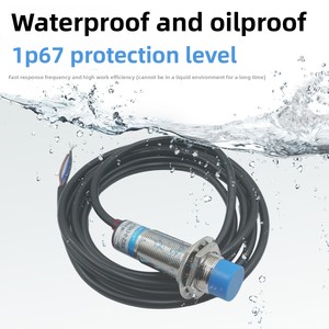 เซ็นเซอร์ตรวจจับโลหะแบบเหนี่ยวนำ M12 24V DC รุ่น LJ12A3-4-Z/BX แบบสอง/สามสาย ชนิด Normally Open NPN ผลิตในประเทศจีน - Product Image 1