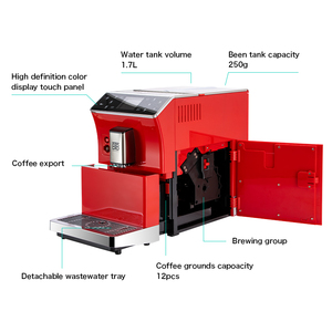 Cafetera Automática de un Solo Toque con Pantalla, 19 Bares, 110v/220v, Máquina para Hacer Cappuccino para el Hogar - Product Image 4