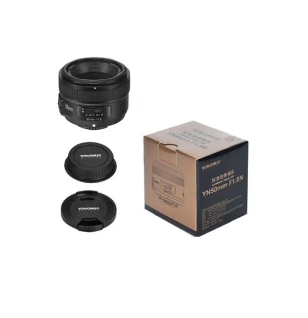 Sell Camera lens Auto Focus YN50mm F1.8 Lens for Canon DSLR Cameras YONGNUO YN EF 50 mm F/1.8 AF Lens Aperture for canon mount