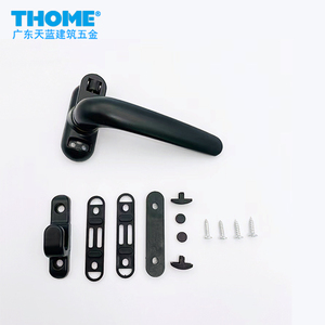 7 hình dạng phụ kiện cửa sổ mở Bản lề cửa sổ xử lý nhôm trượt cửa sổ khóa xử lý - Product Image 5