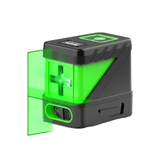 HILDA lazer seviye mini lazer tesviye makinesi dikey kendinden yeşil çapraz çizgi lazer seviyesi aracı